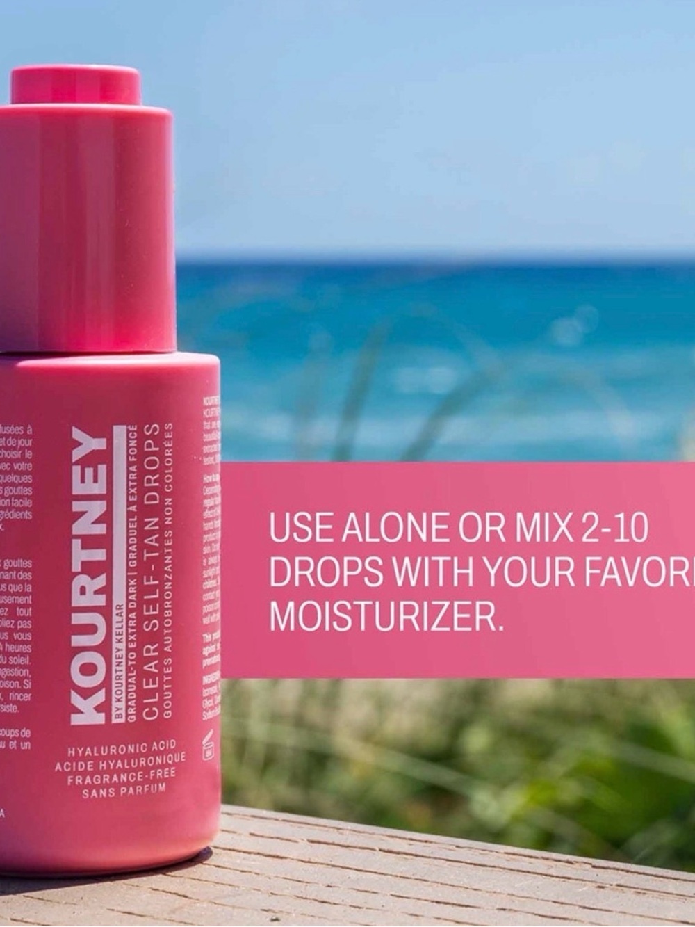 Kourtney By Kourtney Kellar Clear Self-Tan Hyaluronic Acid Drops